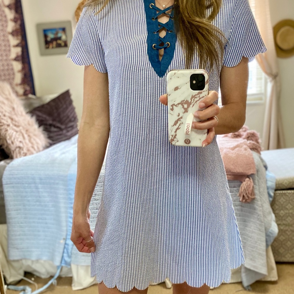Searsucker Dress